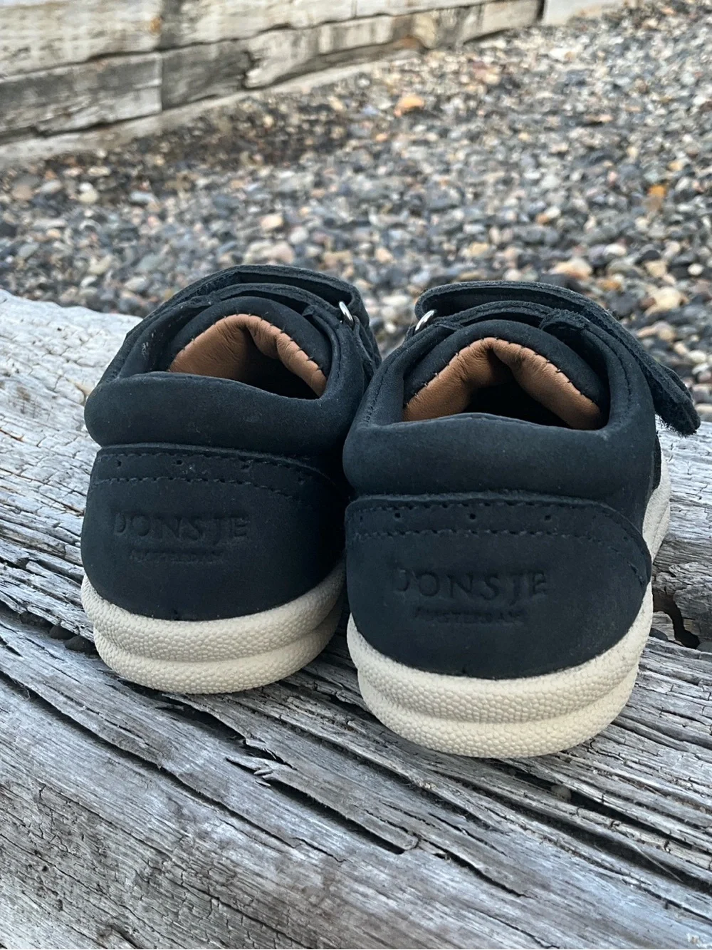 Donsje Baby Murron Velcro Sneakers Blue Nubuck Leather in box Sz 4 EU 20 $109